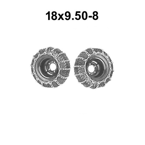 18x9 set top catene da - 18x9.50-8,