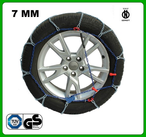 Catene neve 7mm 225 r15 - neve,